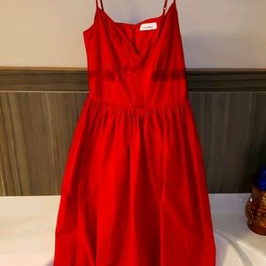 Calvin Klein red dress